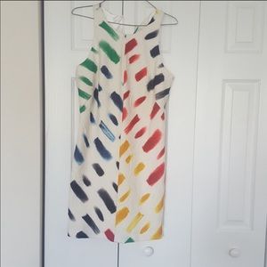 MILLY multicolor A-line shift dress 8